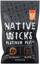 Native Wicks Platinum Plus přírodní vata
