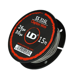 UD Clapton odporový drát SS316 (26GA + 30GA) 4,5m