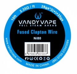 Vandy Vape Fused Clapton Ni80 odporový drát 26GA*2(=)+35GA 3m