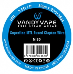 Vandy Vape Superfine MTL Fused Clapton odporový drát Ni80 3m