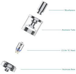 iSmoka-Eleaf GS Tank clearomizer 3ml Silver