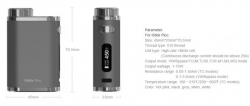 iSmoka-Eleaf iStick Pico TC 75W easy Grip Brushed Silver