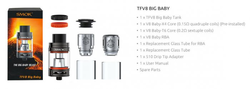 Smoktech TFV8 Big Baby clearomizer Silver