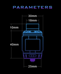 GeekVape Creed RTA clearomizer Rainbow