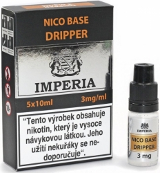 Nikotinová báze IMPERIA Dripper 5x10ml PG30-VG70 3mg