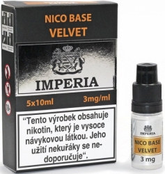 Nikotinová báze IMPERIA Velvet 5x10ml PG20-VG80 3mg