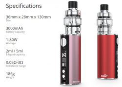 iSmoka-Eleaf iStick T80 Pesso Grip Full Kit 3000mAh Black