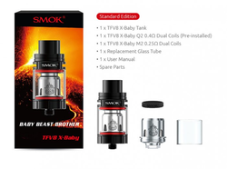 Smoktech TFV8 X-Baby clearomizer Silver