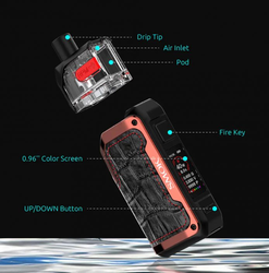 Smoktech ALIKE TC40W Grip Full Kit 1600mAh Matte Blue