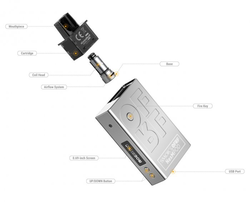 Smoktech nexM 30W elektronická cigareta 1200mAh Gold