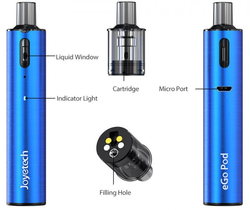 Joyetech eGo Pod elektronická cigareta 1000mAh Black