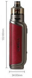 Uwell Aeglos P1 80W grip Full Kit Reddish Brown