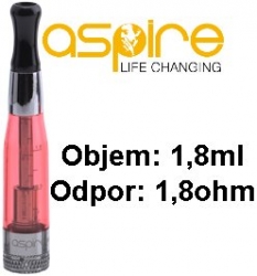 aSpire CE5 BDC Clearomizer 1,8ohm 1,8ml Red