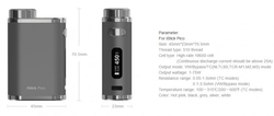 iSmoka-Eleaf iStick Pico TC 75W full Black Bronze