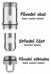 Vaporesso Traditional Clapton EUC žhavicí hlava 0,5ohm