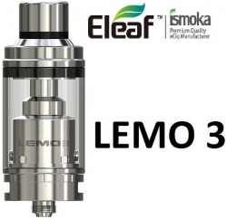 iSmoka Eleaf Lemo 3 clearomizér s RTA základnou Stříbrná