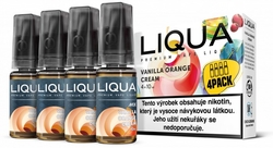 Liquid LIQUA MIX 4Pack Vanilla Orange Cream 10ml
