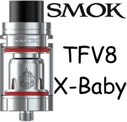 Smoktech TFV8 X-Baby clearomizer Silver