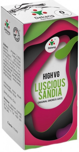 Liquid Dekang High VG Luscious Sandia 10ml - (Vodní meloun)
