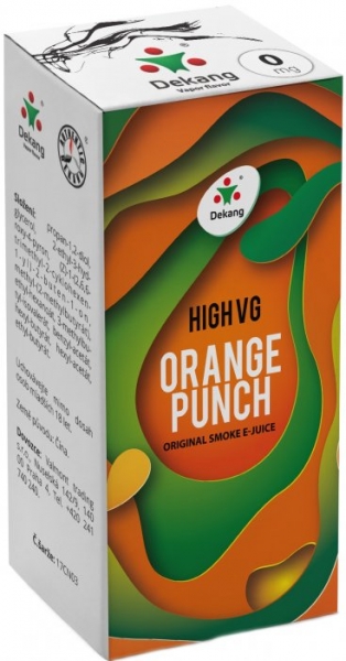 Liquid Dekang High VG Orange Punch 10ml - (Sladký pomeranč)