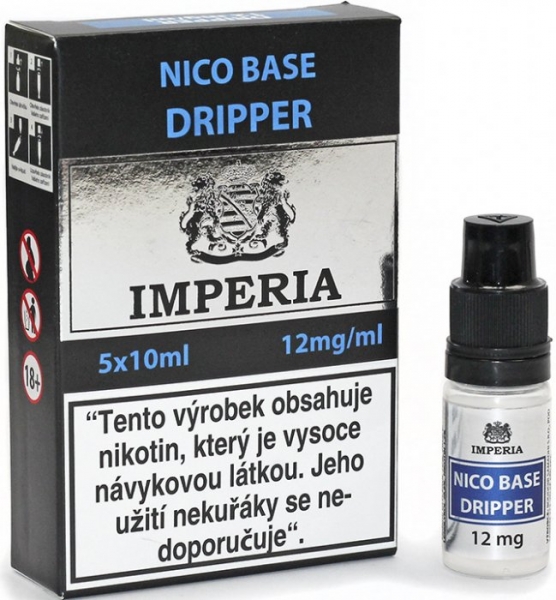 Nikotinová báze IMPERIA Dripper 5x10ml PG30-VG70 12mg