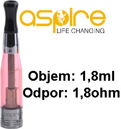 aSpire CE5 BVC Clearomizer 1,8ohm 1,8ml Pink