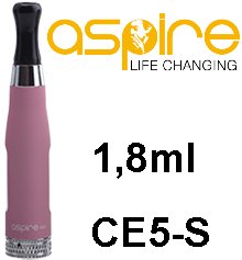 aSpire CE5-S BDC Clearomizer 1,8ohm 1,8ml Pink
