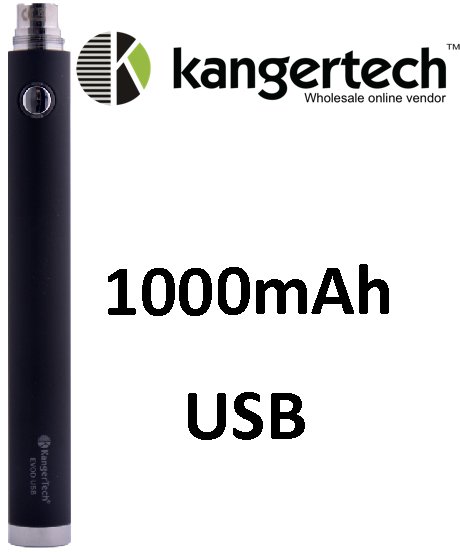 Kangertech EVOD baterie s USB 1000mAh Black