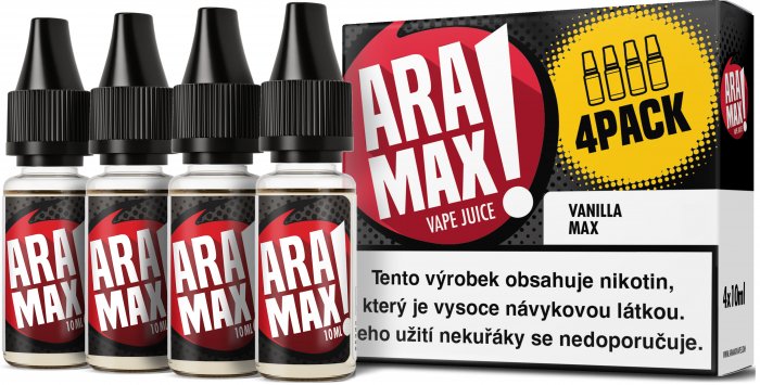 Liquid ARAMAX 4Pack Vanilla Max 4x10ml